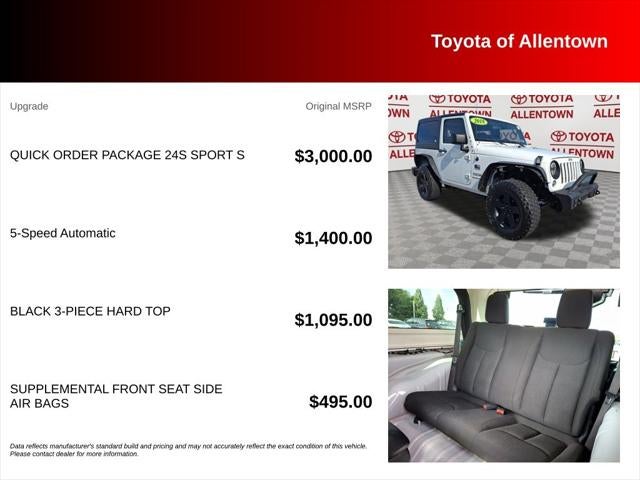 2018 Jeep Wrangler JK Sport