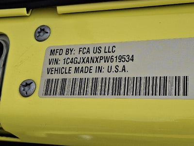 2023 Jeep Wrangler Sport S