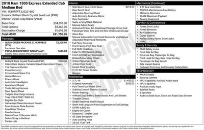 2018 RAM 1500 Express