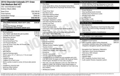 2016 Chevrolet Colorado Z71