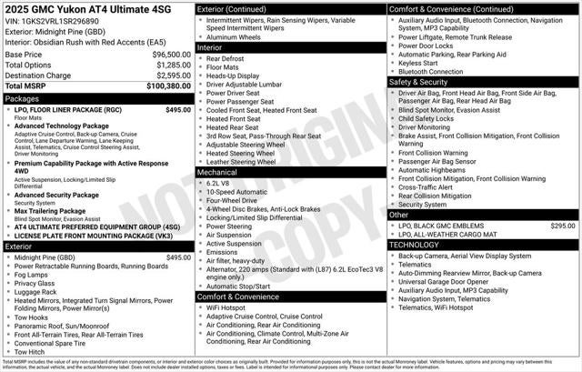 2025 GMC Yukon AT4 Ultimate