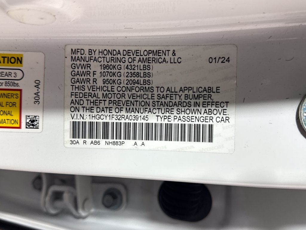 2024 Honda Accord EX