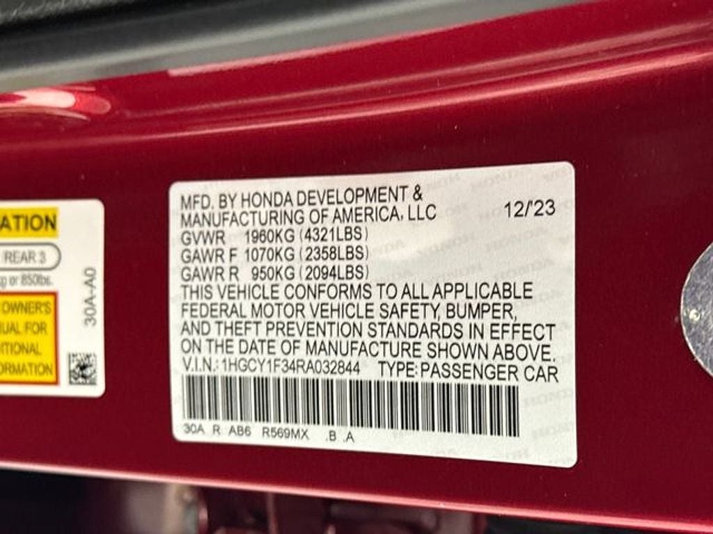 2024 Honda Accord EX