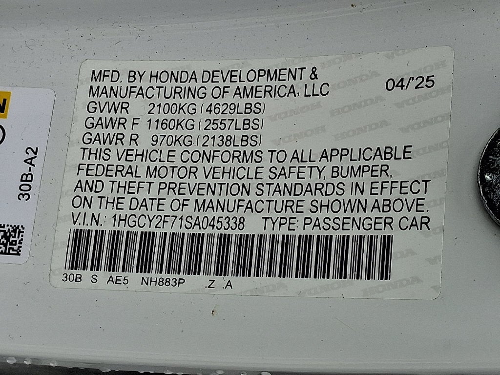 2025 Honda Accord Sport-L