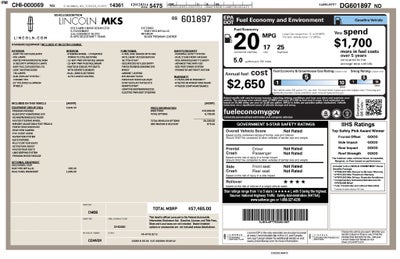 2013 Lincoln MKS EcoBoost