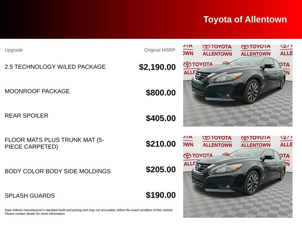 2016 Nissan Altima 2.5 SL