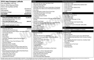 2018 Jeep Compass Latitude