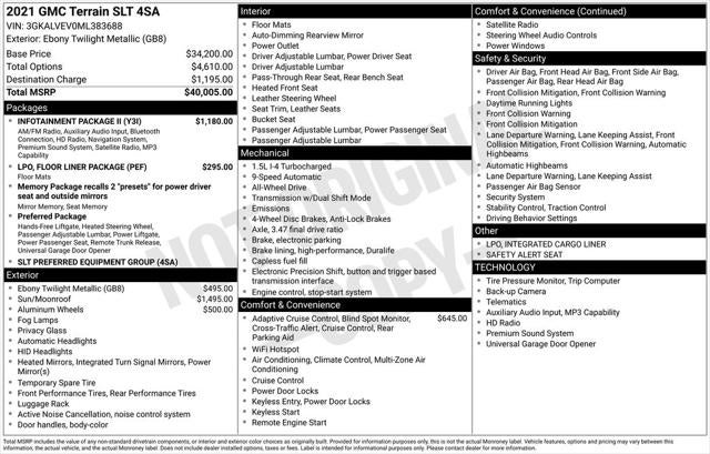 2021 GMC Terrain SLT