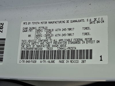 2024 Toyota Tacoma SR