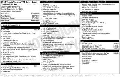 2024 Toyota Tacoma TRD Sport