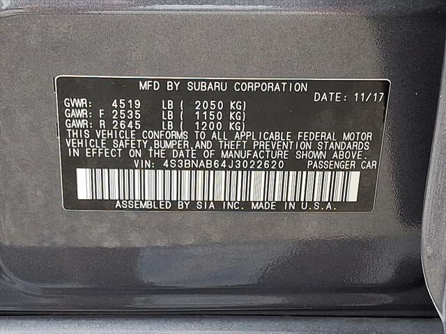2018 Subaru Legacy 2.5i Premium