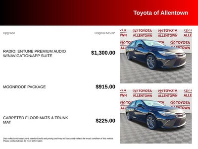 2016 Toyota Camry SE