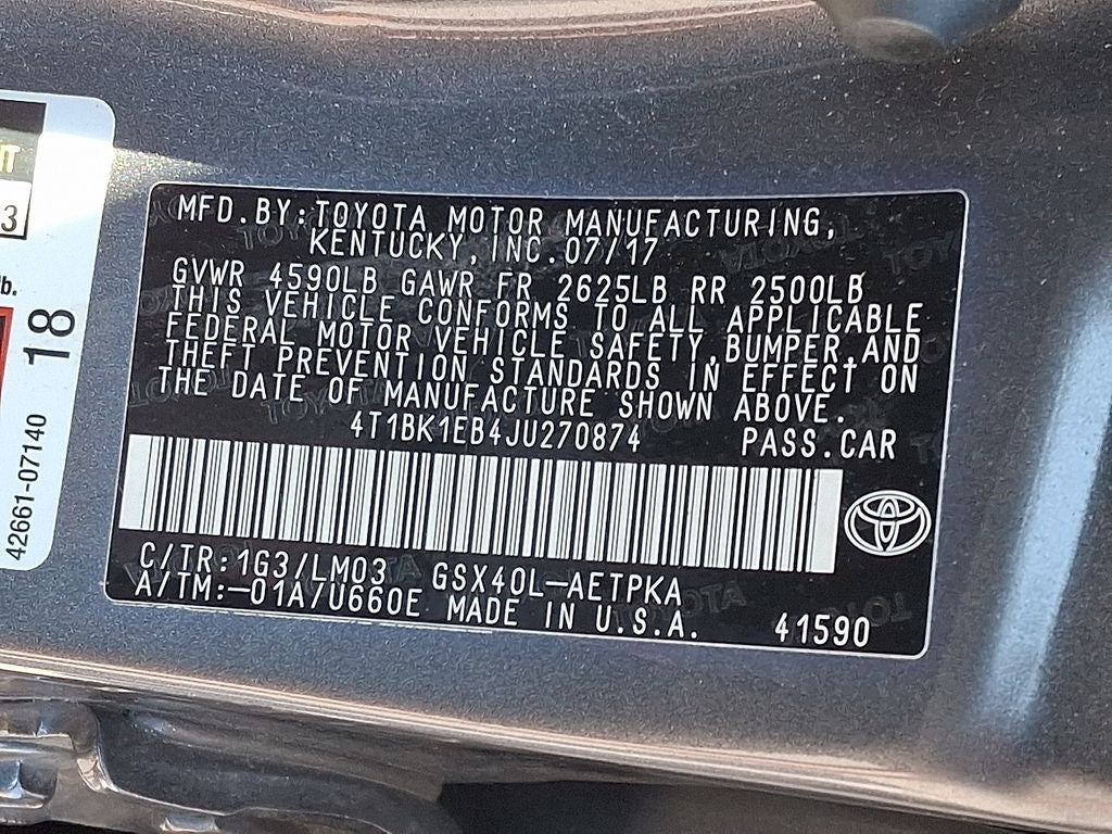 2018 Toyota AVALON Limited