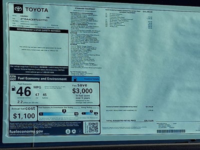 2026 Toyota Camry XSE