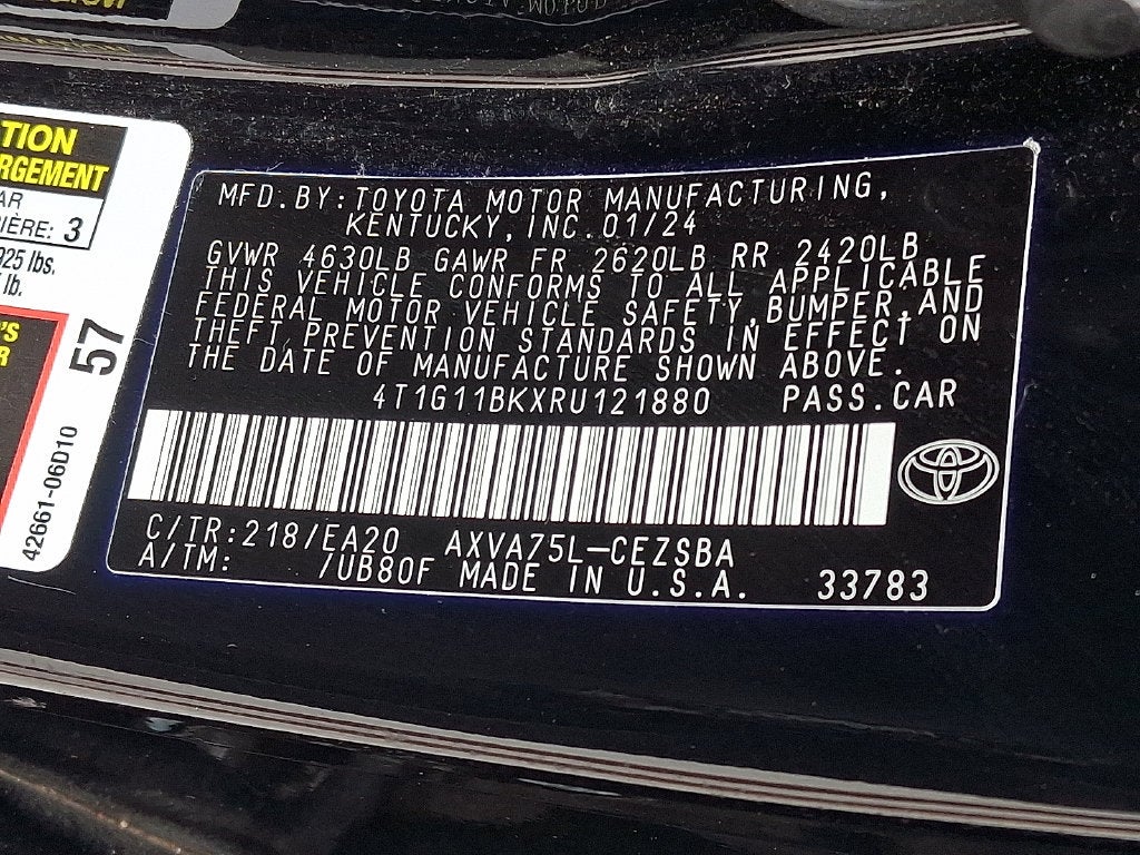 2024 Toyota Camry SE