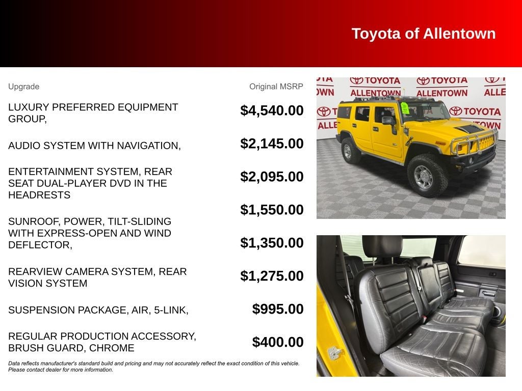 2007 Hummer H2 Base