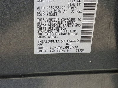 2014 INFINITI QX60 Base