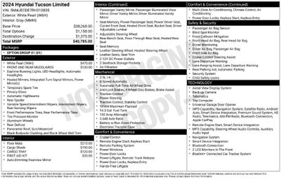 2024 Hyundai Tucson Limited