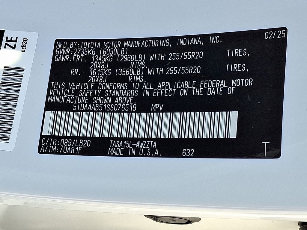 2025 Toyota GRAND HIGHLANDER Platinum