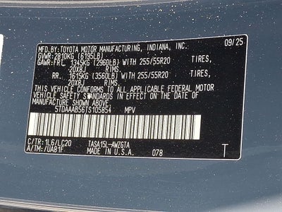 2026 Toyota GRAND HIGHLANDER Limited