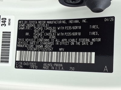 2026 Toyota Sienna Woodland Edition