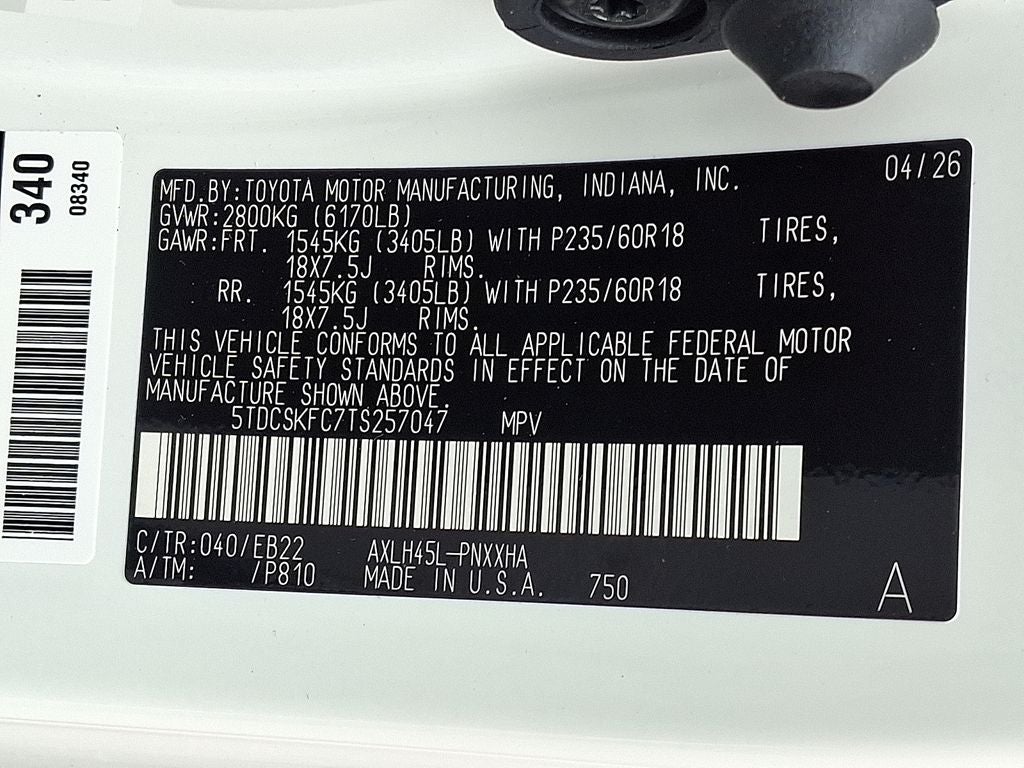 2026 Toyota Sienna Woodland Edition