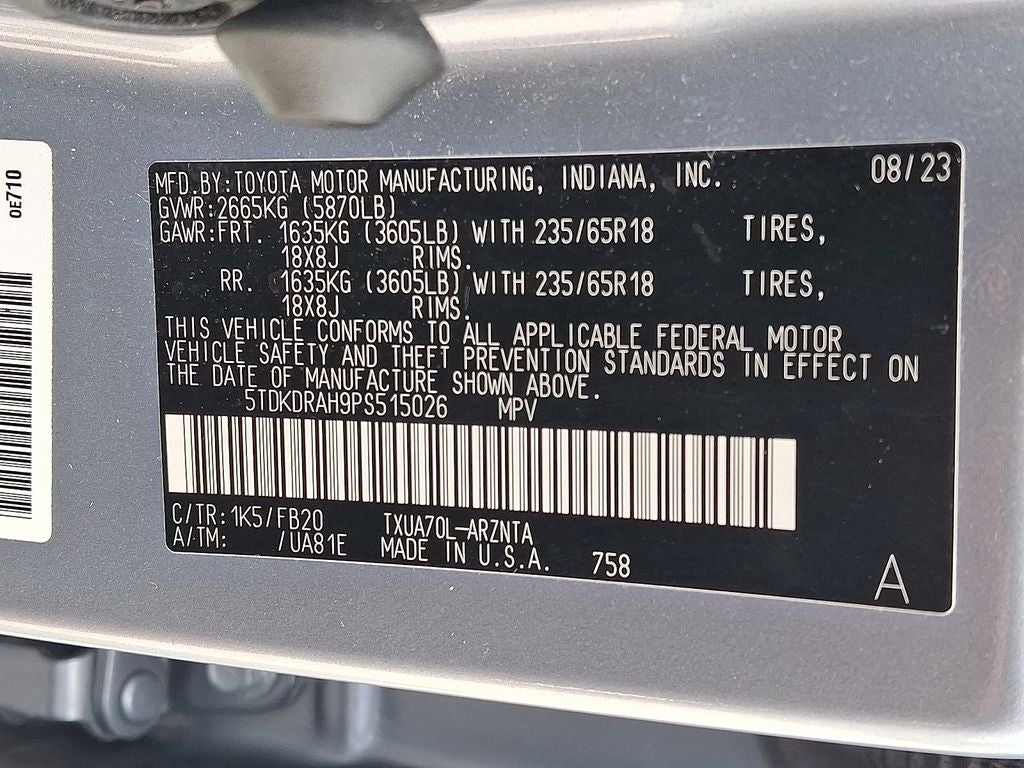 2023 Toyota Highlander LE