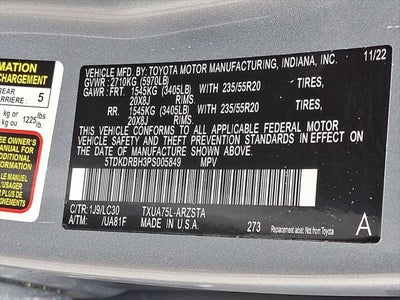 2023 Toyota Highlander XSE