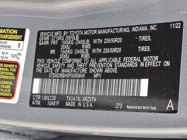 2023 Toyota Highlander XSE