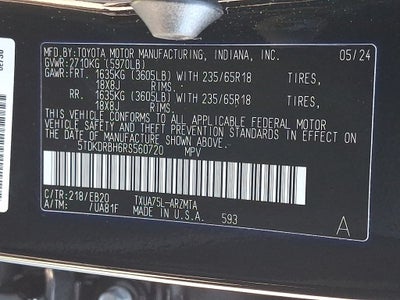 2024 Toyota HIGHLANDER XLE