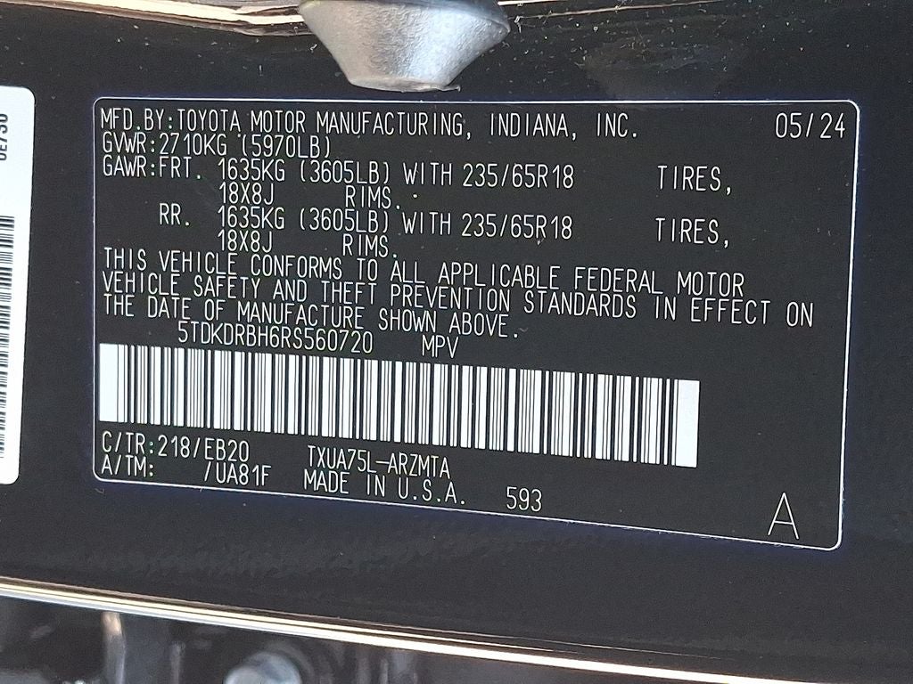 2024 Toyota HIGHLANDER XLE