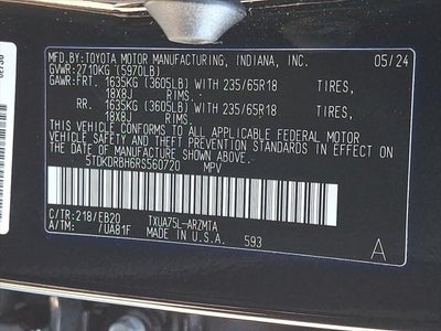2024 Toyota HIGHLANDER XLE