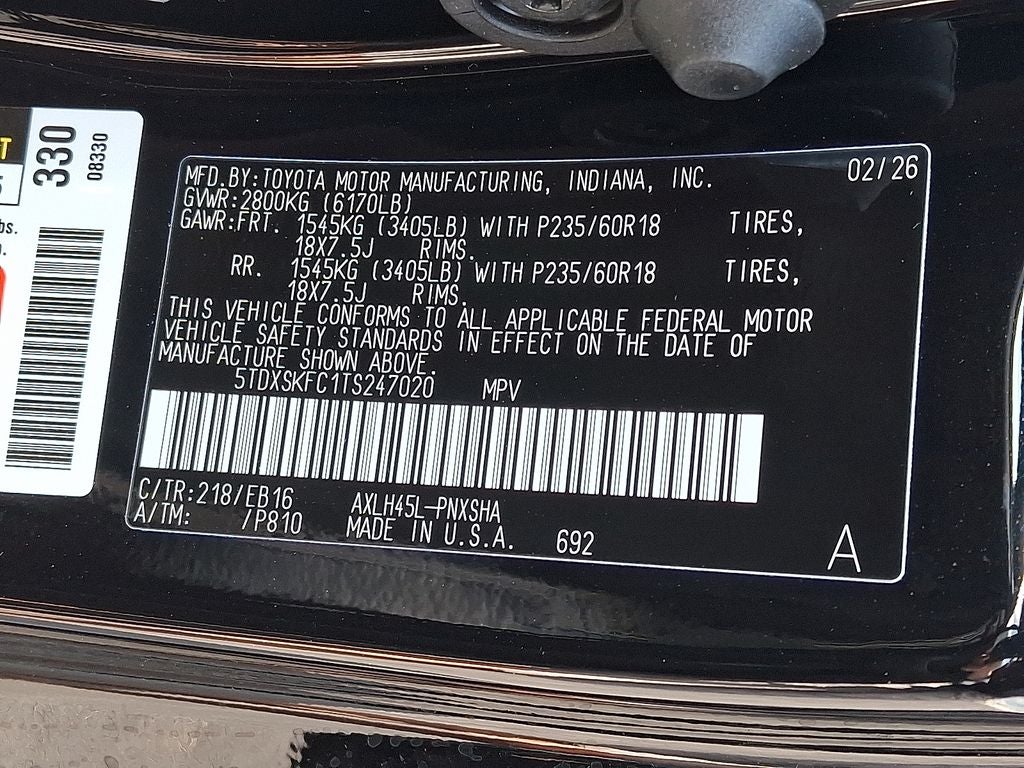 2026 Toyota Sienna XSE