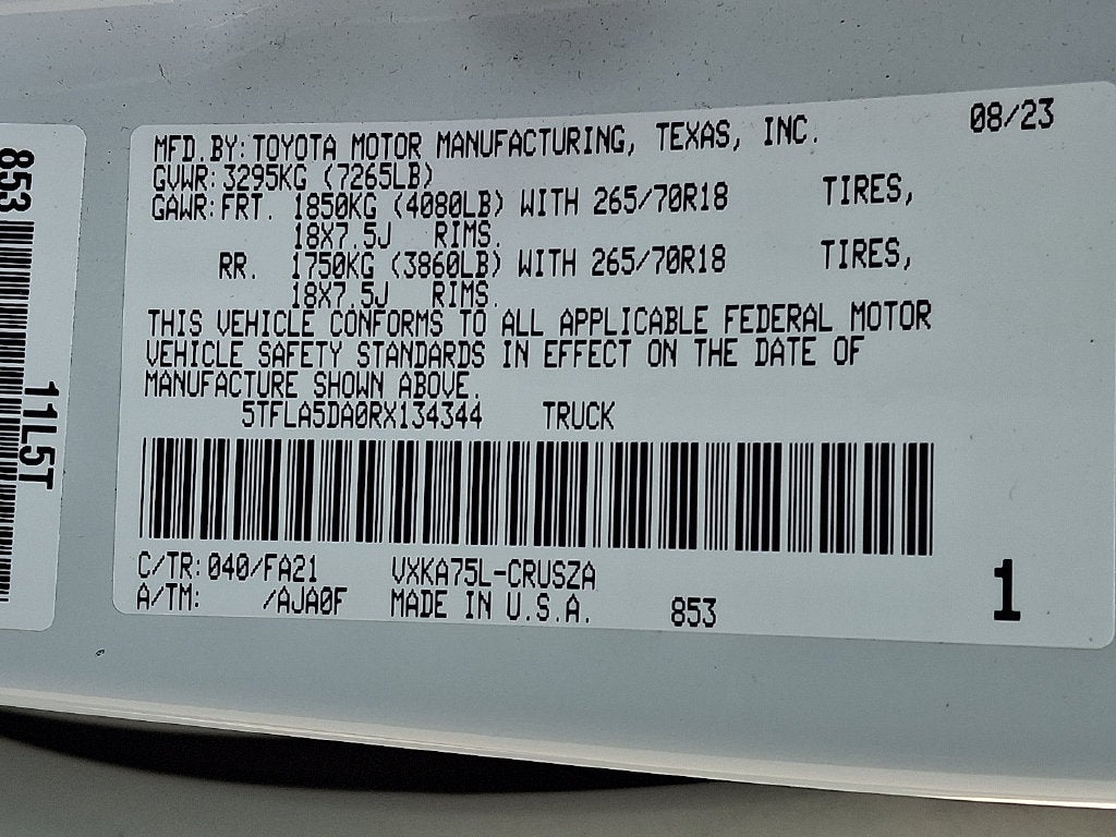 2024 Toyota Tundra SR5
