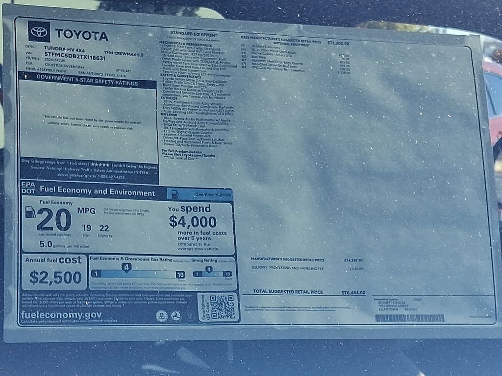 2026 Toyota Tundra i-FORCE MAX 1794 Edition i-FORCE MAX