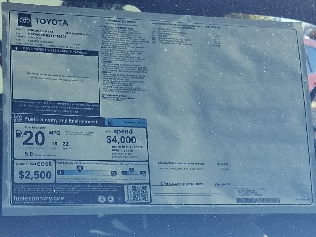 2026 Toyota Tundra i-FORCE MAX 1794 Edition i-FORCE MAX