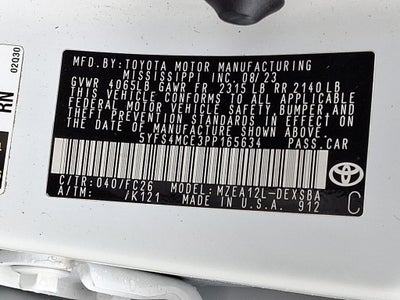2023 Toyota Corolla SE
