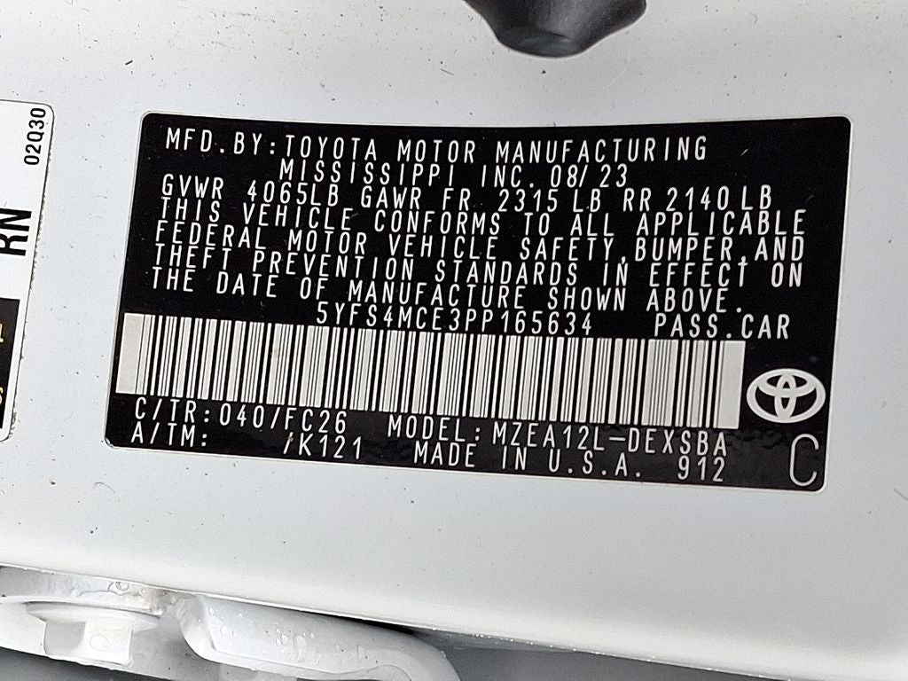 2023 Toyota Corolla SE