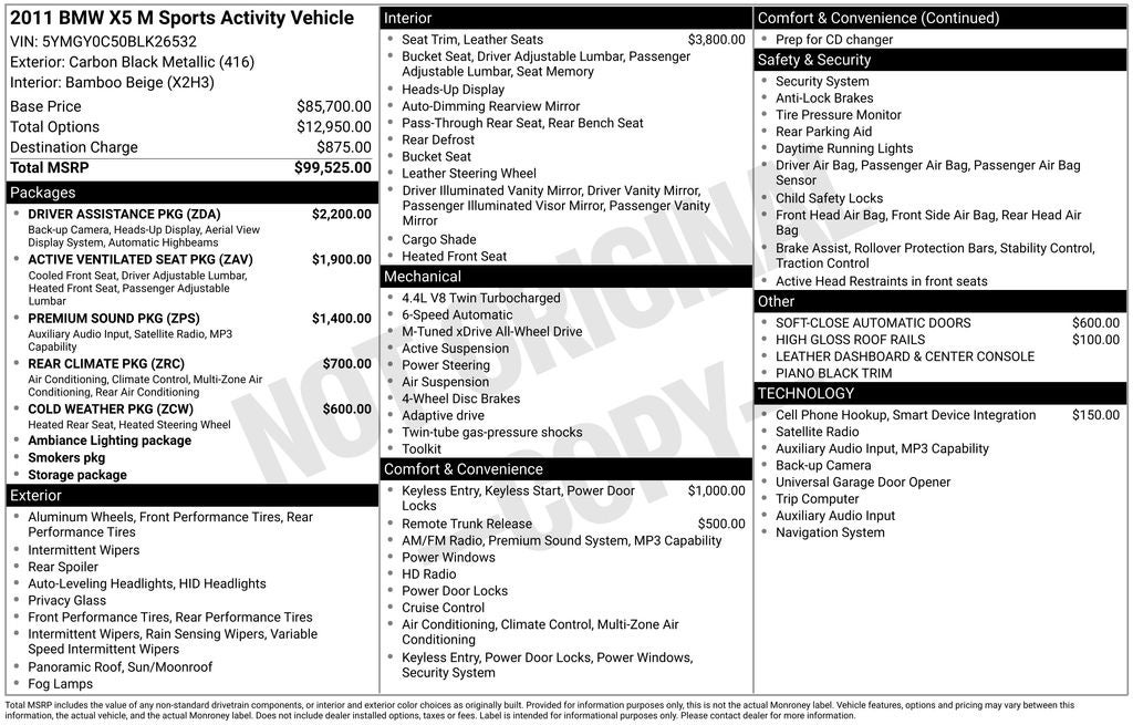 2011 BMW X5 Base