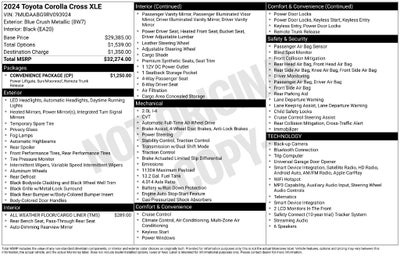 2024 Toyota Corolla Cross XLE