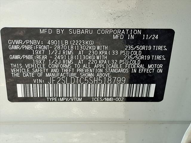 2025 Subaru Forester Touring