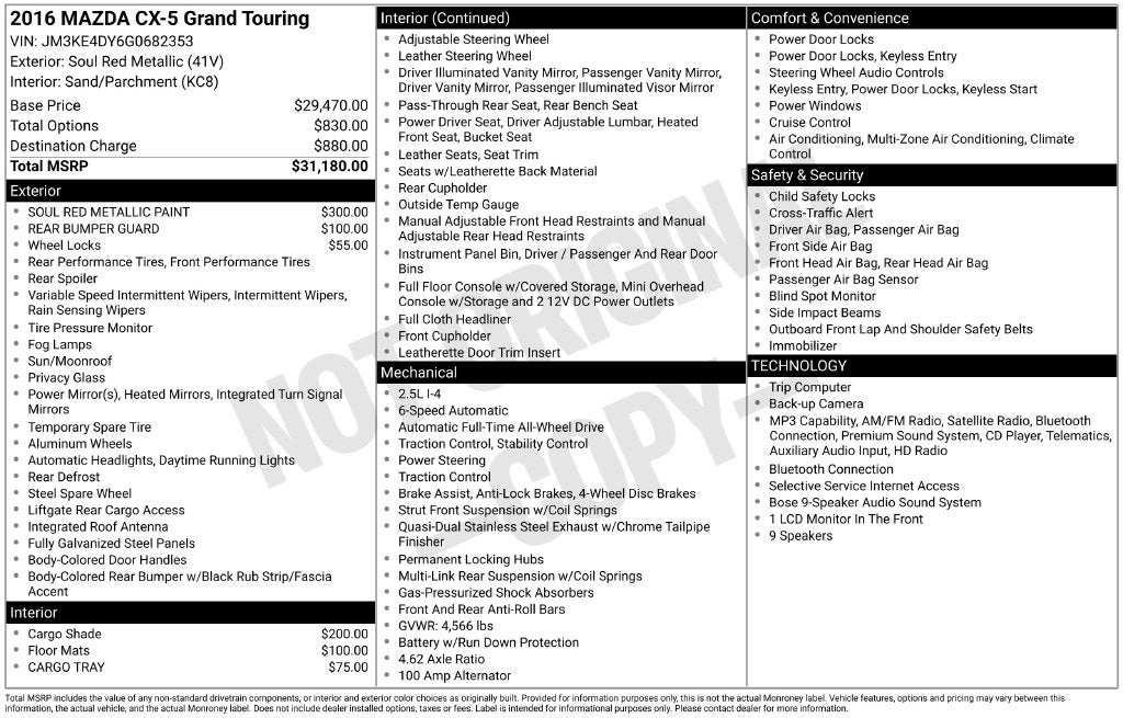 2016 Mazda Mazda CX-5 Grand Touring