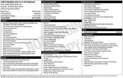 2023 Mazda Mazda CX-5 2.5 S Preferred Package