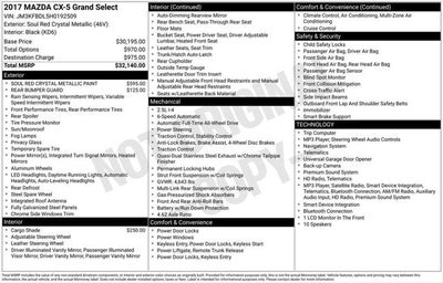 2017 Mazda Mazda CX-5 Grand Select