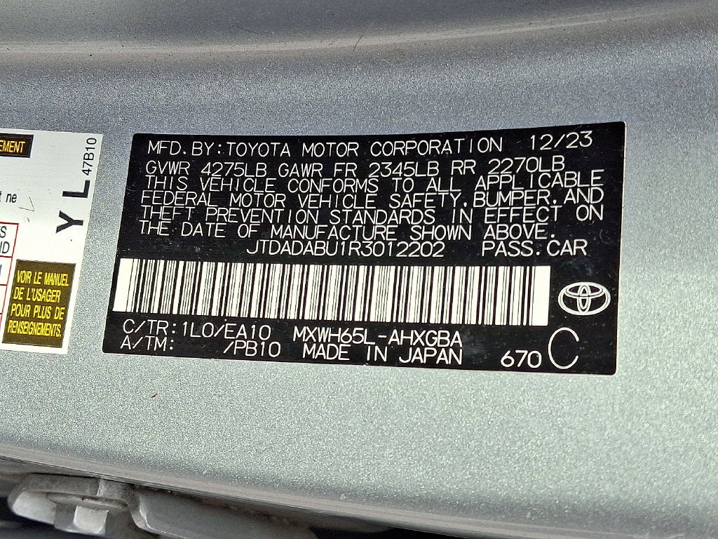 2024 Toyota Prius XLE