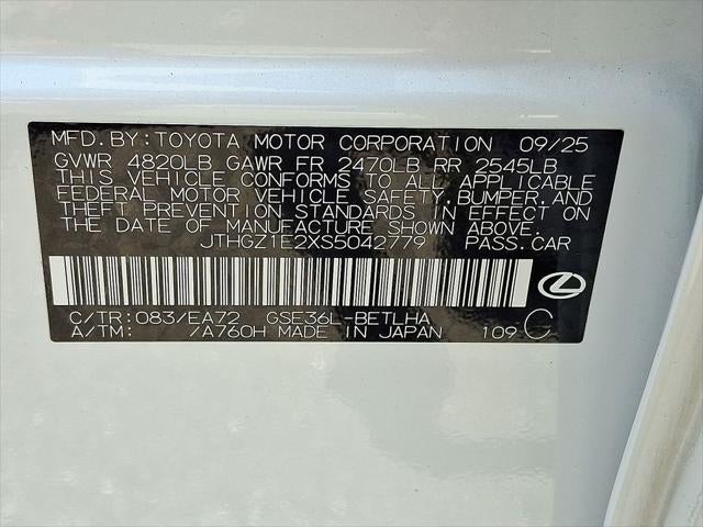 2025 Lexus IS 350 F SPORT