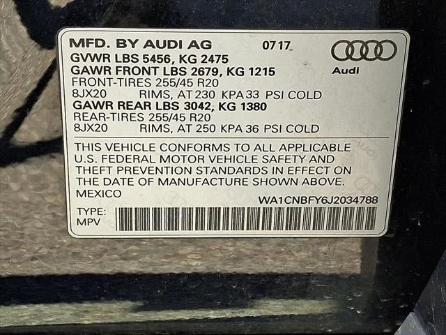 2018 Audi Q5 2.0T Prestige quattro