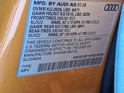 2023 Audi Q8 55 Premium Plus quattro