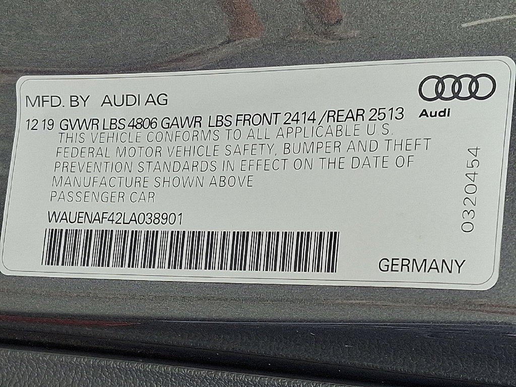 2020 Audi A4 45 Premium Plus quattro